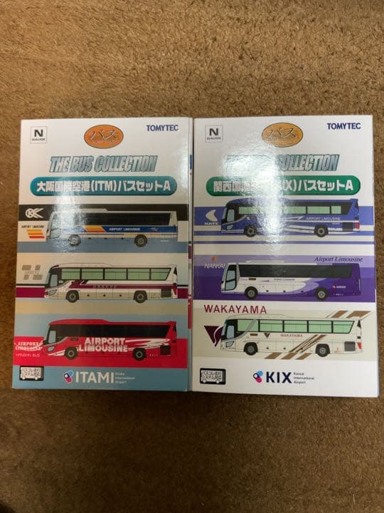 バスコレクション（大阪国際空港、関西国際空港）６台