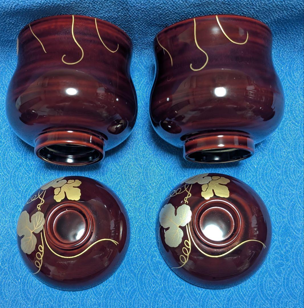 茶道具　懐石　箸洗い　ひさご小吸椀　漆器　5客セット　新品未使用　箱あり