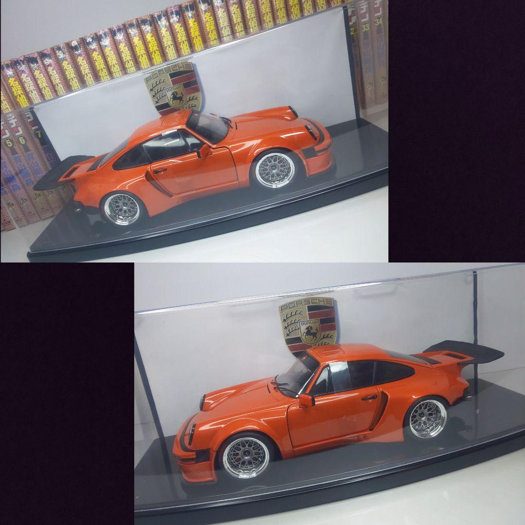 〓1/18スケール〓ポルシェ911ターボ〓ダイキャストモデル〓オレンジ〓新品〓