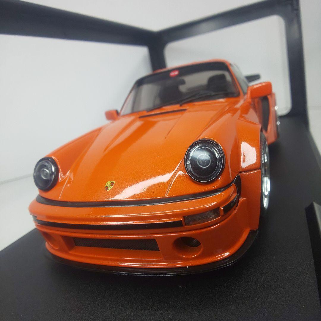 〓1/18スケール〓ポルシェ911ターボ〓ダイキャストモデル〓オレンジ〓新品〓