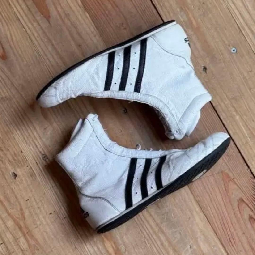 adidas ボクシングシューズ ホワイト　y2k