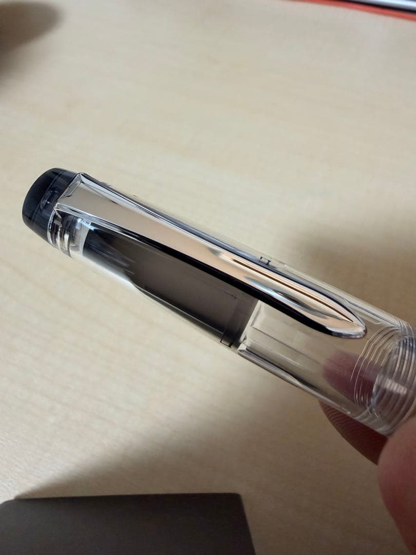 PILOT 万年筆 カスタムヘリテイジ92 透明軸Fニブ 2本セット