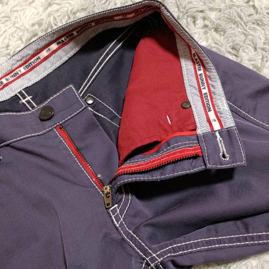 マスターバニー エディション　ストレッチ　パンツ　ゴルフ　刺繍　ウェア