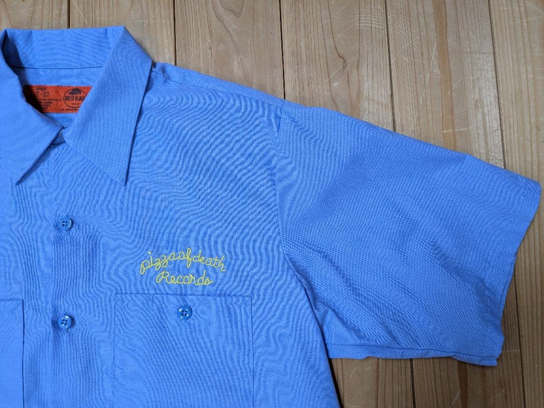 ピザオブデス ワークシャツHi-STANDARDハイスタМサイズ