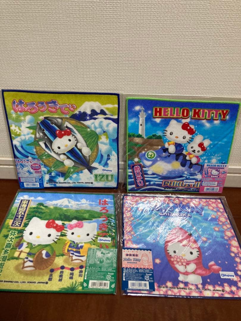 d*2様 Sanrio ハローキティ ご当地 プチタオル 18枚