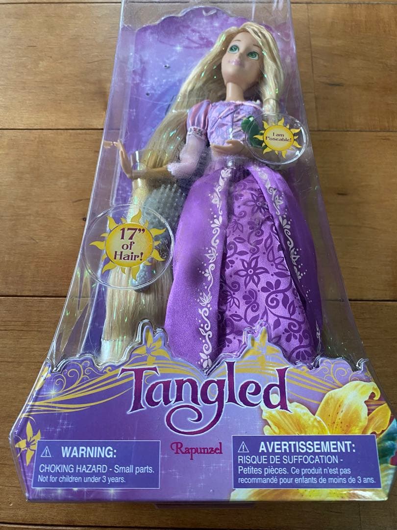 新品未開封　超希少　ラプンツェル　ドール　ディズニーストア