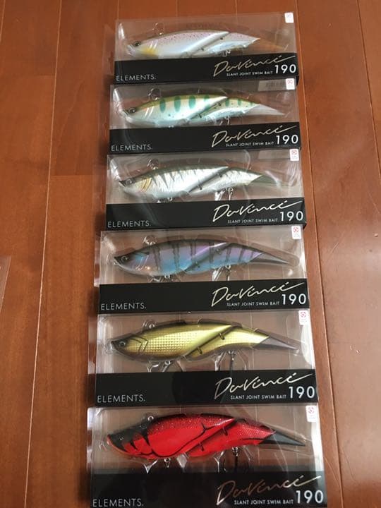 エレメンツ ダヴィンチ190 新色6点+SW4点セット未使用未開封新品