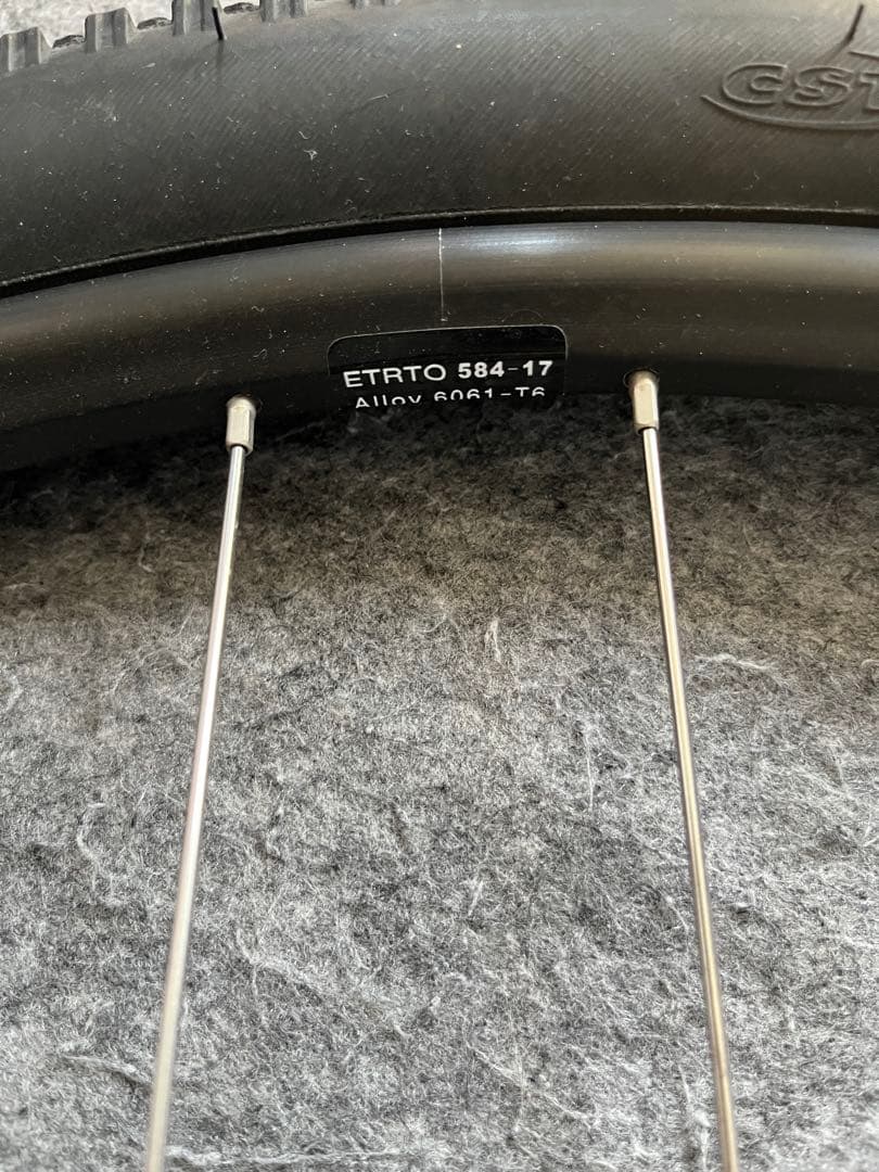 27.5*2.10 MTB 自転車ホイールセット タイヤ・ディスクローター付き