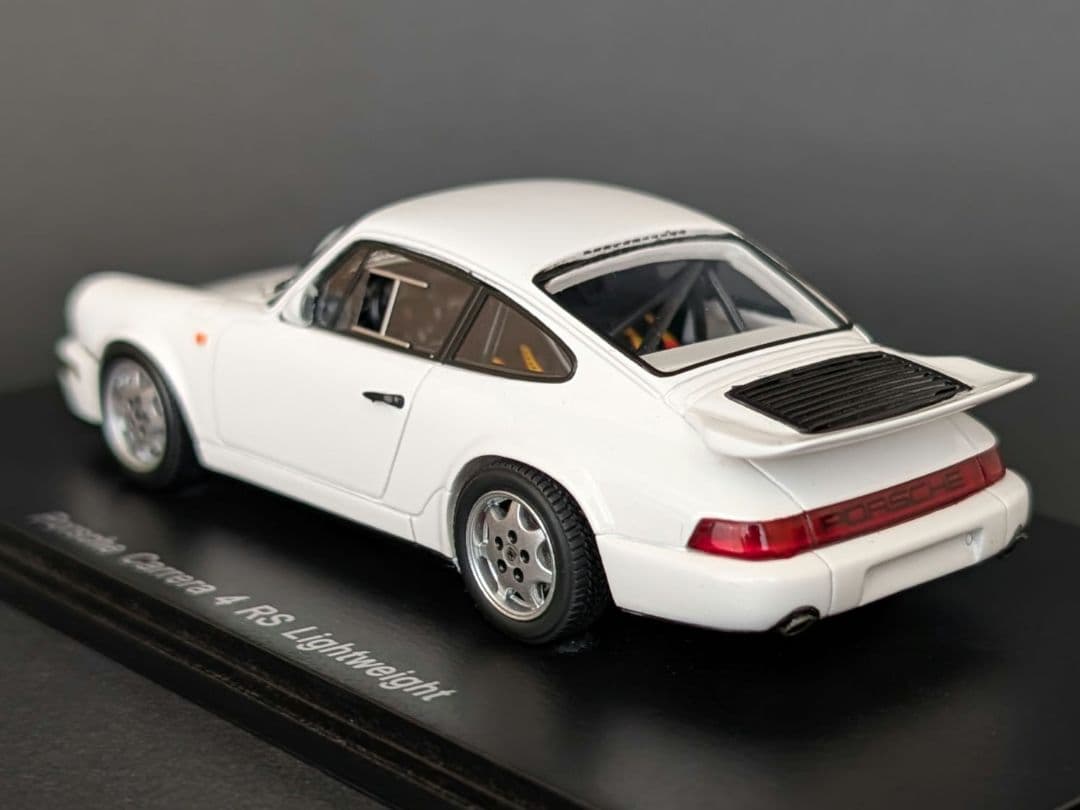 スパーク 1/43 ポルシェ 964 カレラ 4 RS ライトウエイト ホワイト