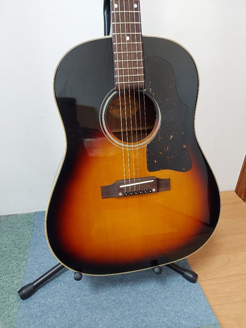 ジャパンビンテージGreco W-404BSハードケース J-45コピー状態良し