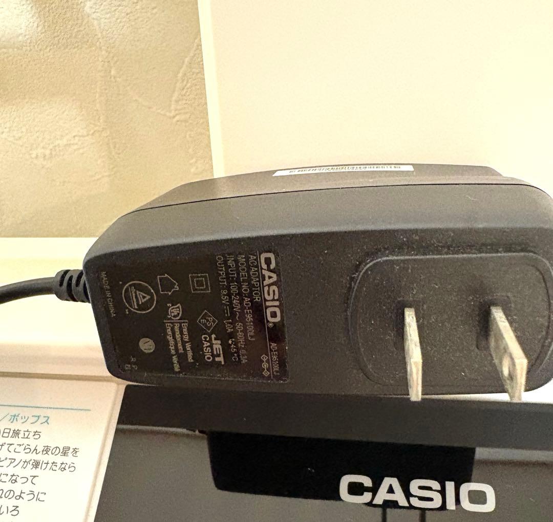 【美品】CASIO カシオ　LK-516 光ナビゲーション キーボード 19年製