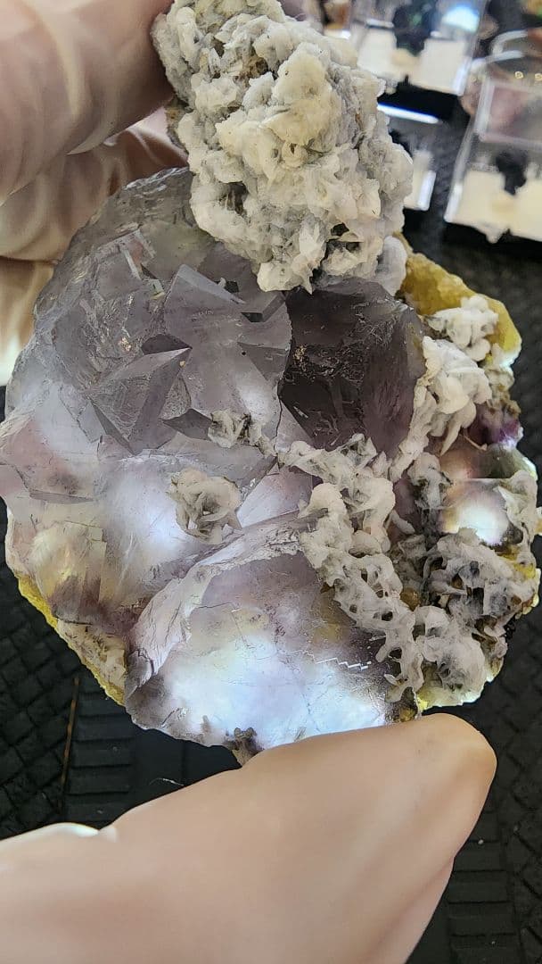 ヤオガンシンフローライト・デザートローズ・カルサイト