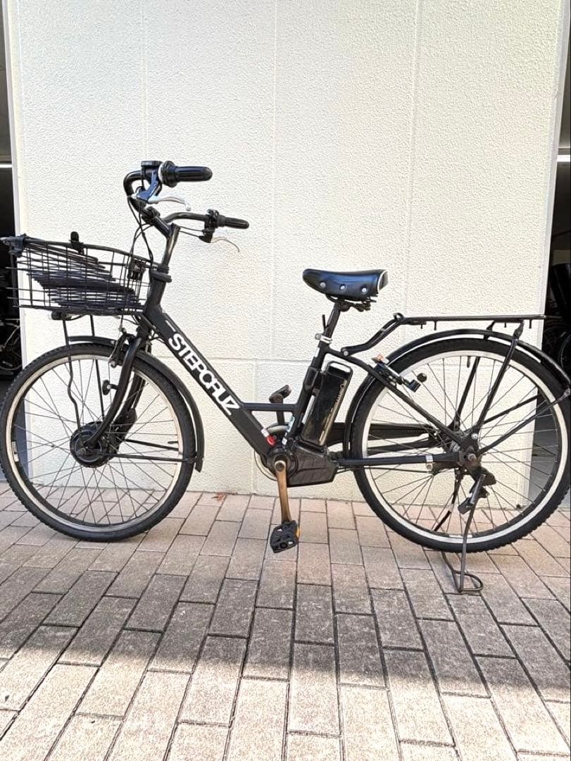 ブリヂストン 電動自転車 STEP CRUZ e 26型 クロツヤケシ