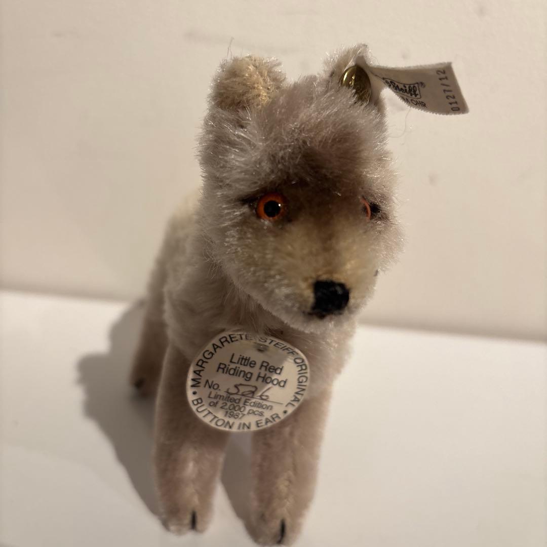 steiff wolf オオカミ　限定2000体　オールドシュタイフ　超希少