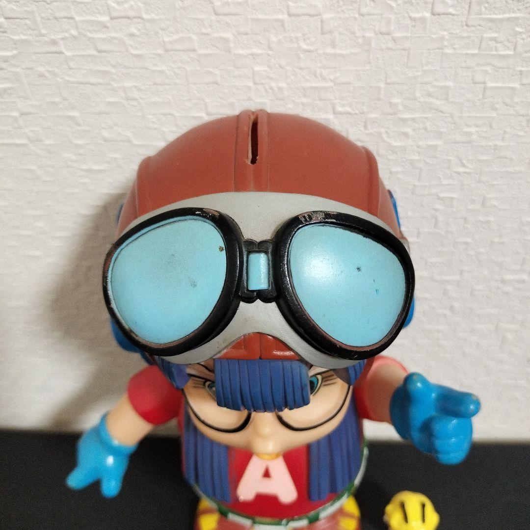 当時物！希少！Dr.スランプアラレちゃん　ソフビ貯金箱＆ガッチャン指人形