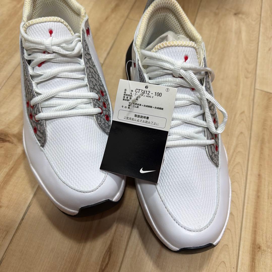 Nike CT7121-100 ホワイト/グレー/レッド スニーカー