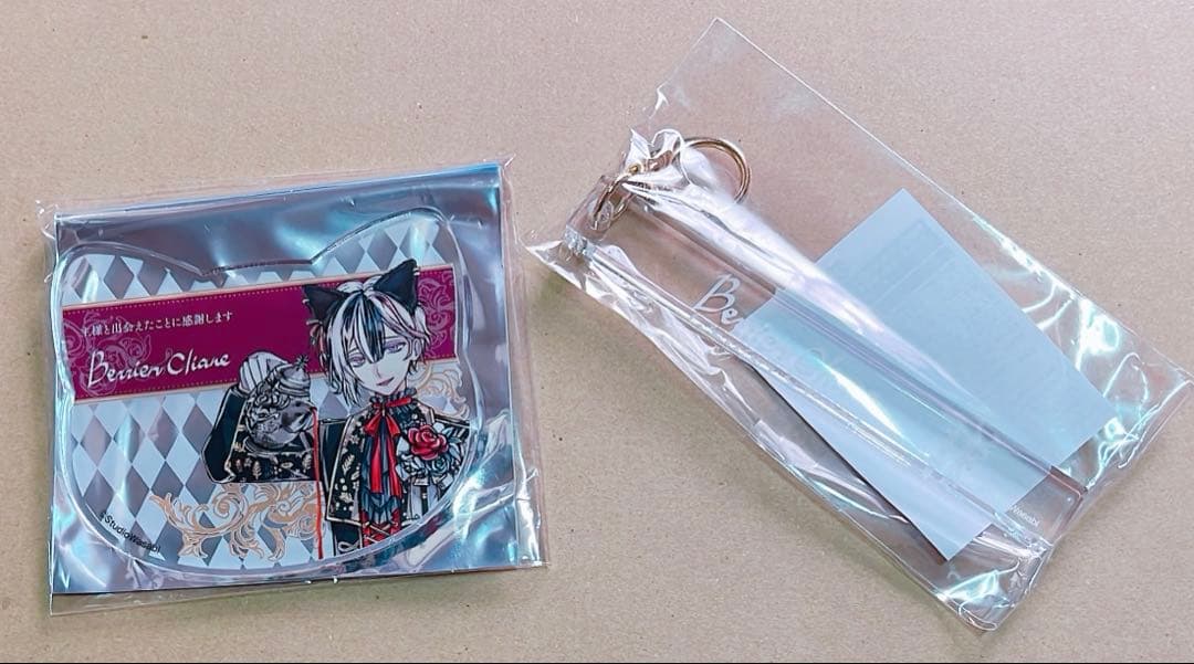 あくねこ 【 ベリアン 】 アクリルコースター ＆ キーホルダー