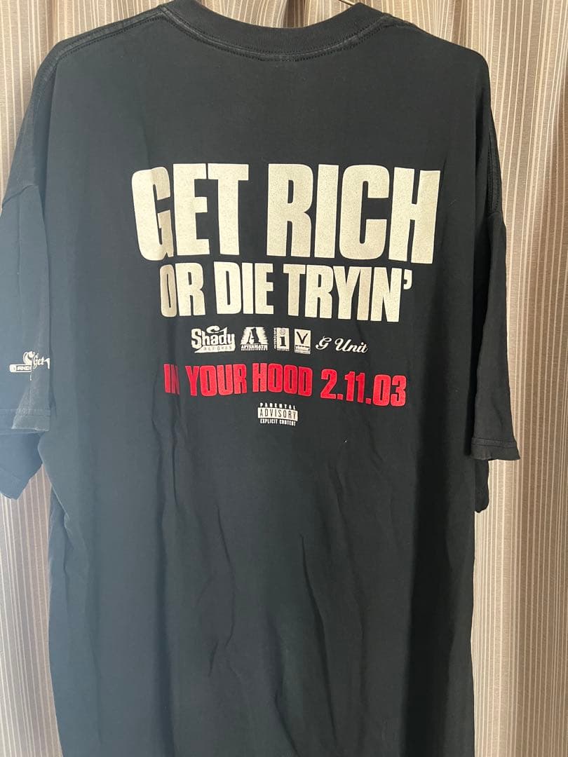 50cent vintage promo tシャツ gunit raptee