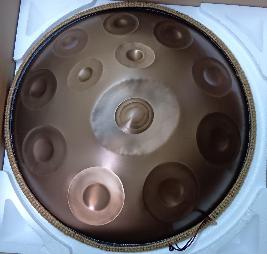 ハンドパン　12音　56センチ Dマイナー A＝432Hz　訳あり品