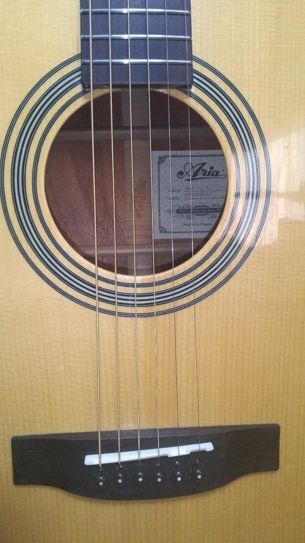 ❤️弦高調整済「Aria アリア 211-N 」＋ケース ('▽')★ナット幅広