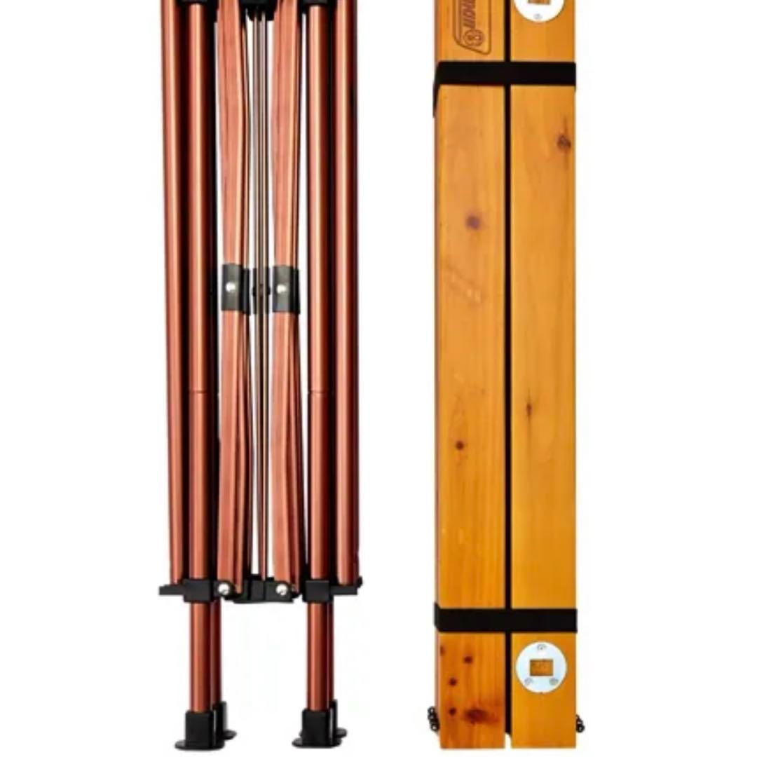 【美品・おまけ付】コールマン ナチュラルウッドロールテーブル クラシック110