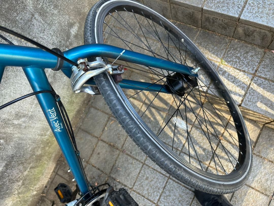 直接取りに来てください。値下げあり、非対面受取クロスバイク27インチ　正常に動作