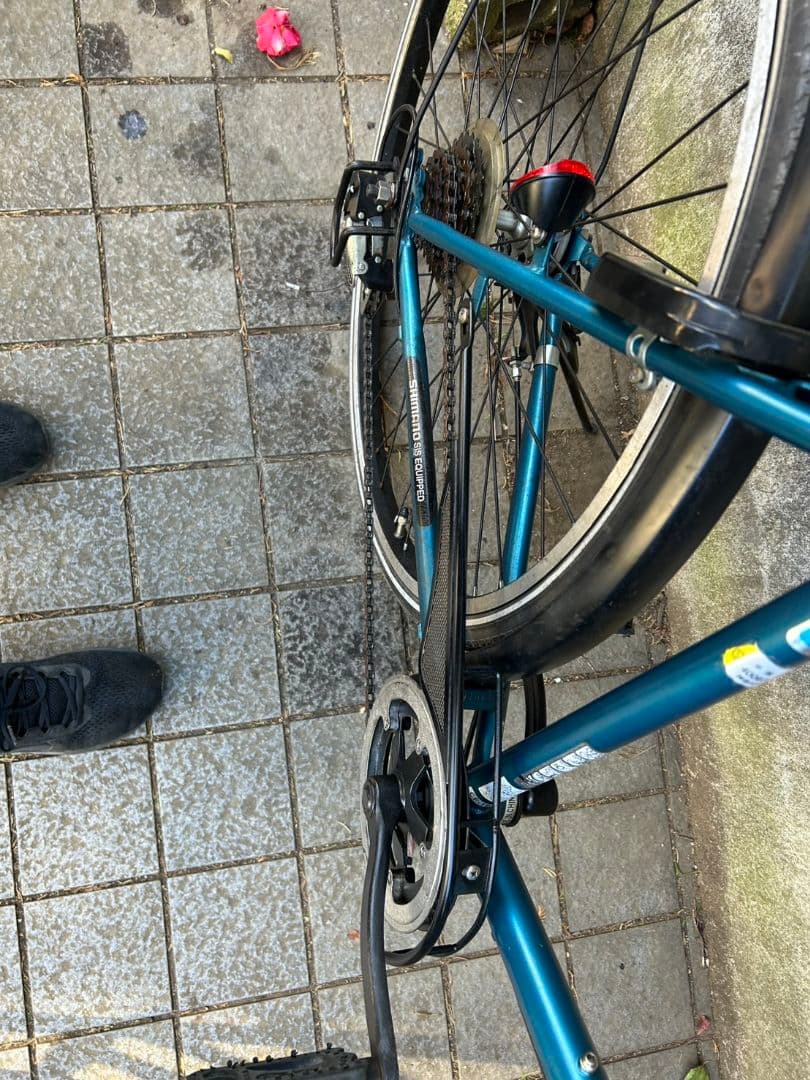 直接取りに来てください。値下げあり、非対面受取クロスバイク27インチ　正常に動作