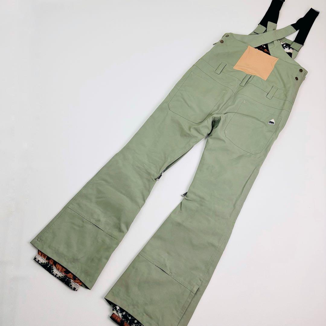 2460 バートン ビブパンツ カーキ 裏地付き つなぎ
