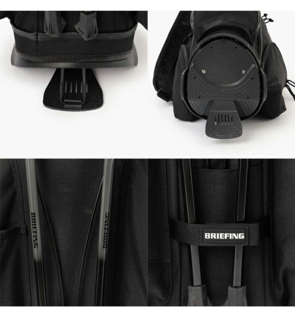 BRIEFING スタンド式キャディバッグ ブラック 3.5kg