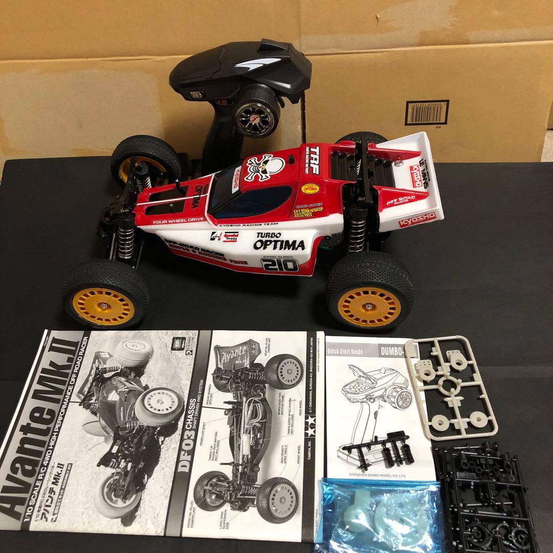 タミヤ RC DF-03 ターボオプティマ ボディ プロポ メカ付き