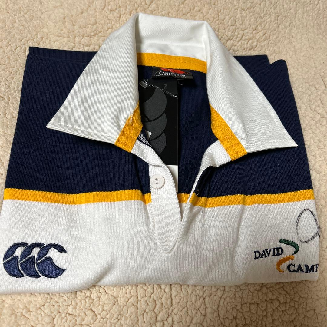 デビッド・キャンピージのサイン入り カンタベリーラガーシャツ Lサイズ