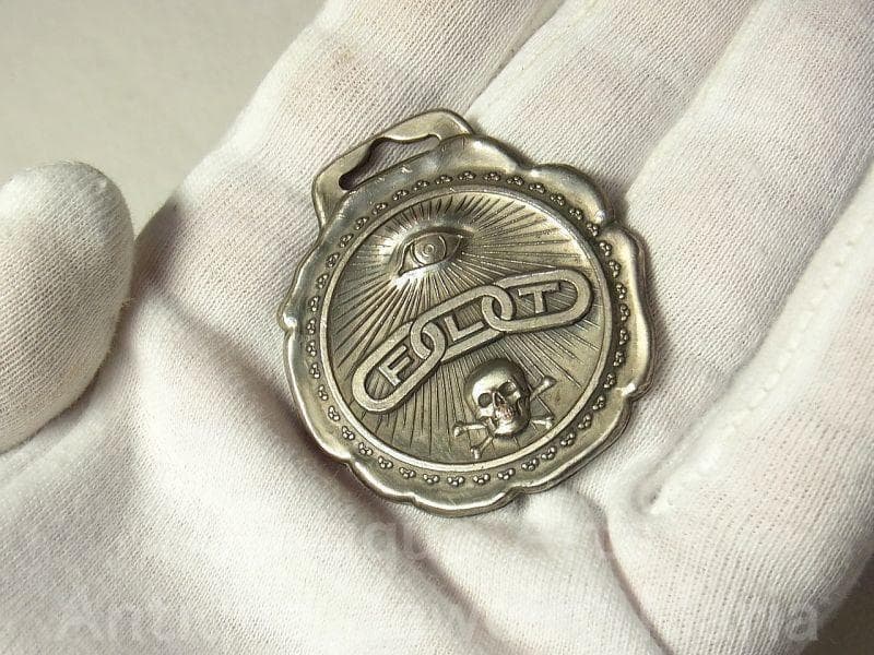 《m6502》秘密結社オッドフェローズ ウォッチフォブ アンティーク アメリカ