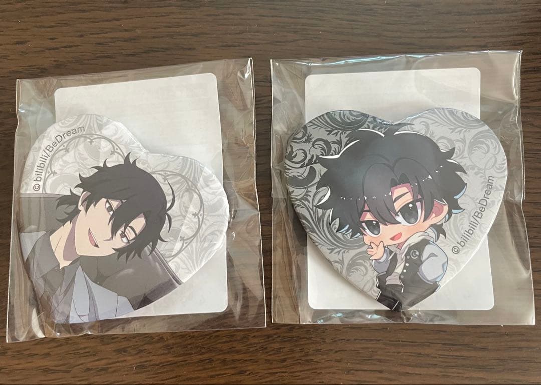 時光代理人 くじ引き堂 おまけ ハート型缶バッジ