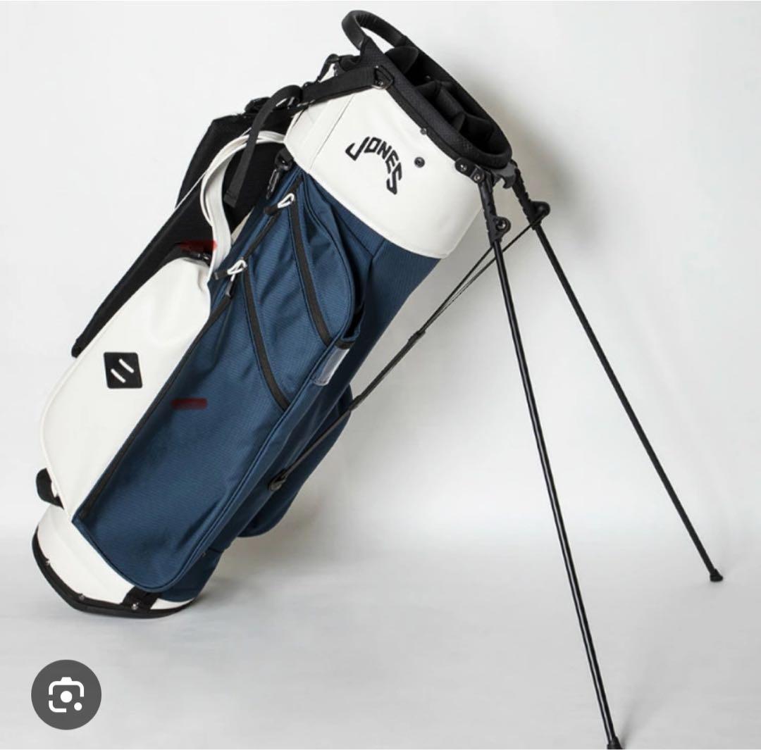 JONES ゴルフスタンドバッグ ネイビー/ホワイト