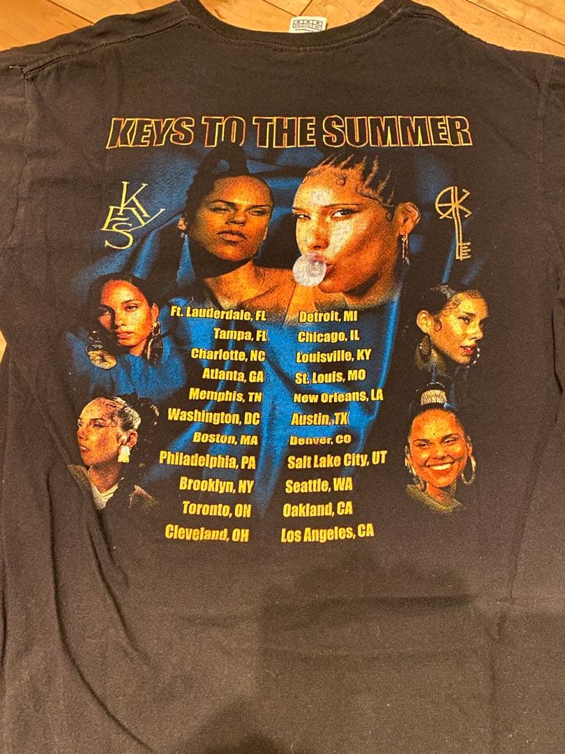 Alicia Keys Keys To The Summer Tour Tシャツ