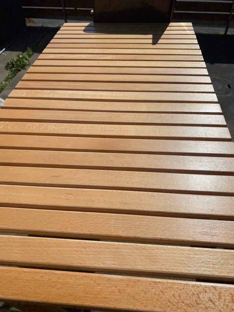 FIELDOOR 木製折りたたみアウトドアテーブル