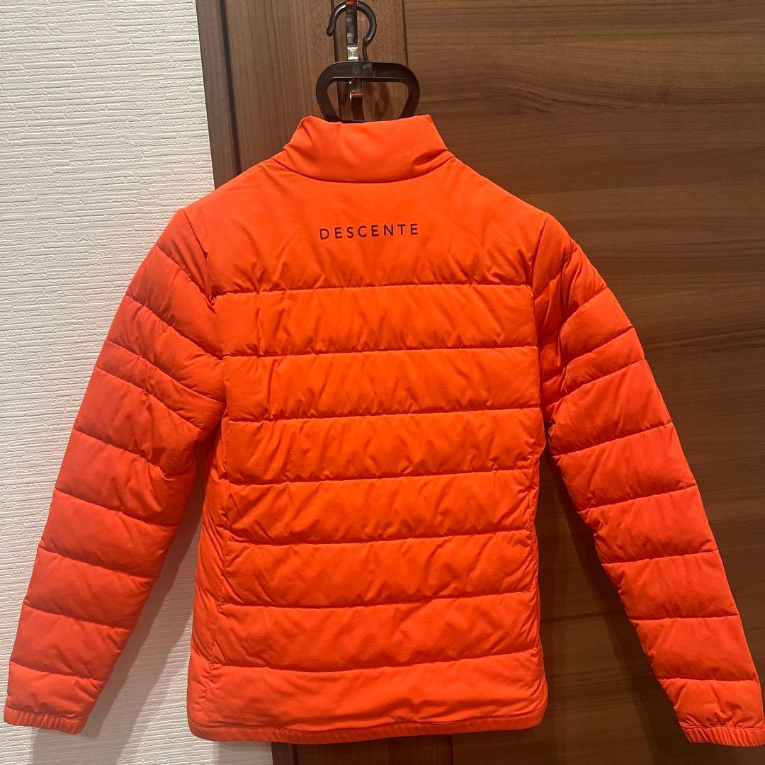 新品　デサント　ゴルフ　ダウン　オレンジ　S