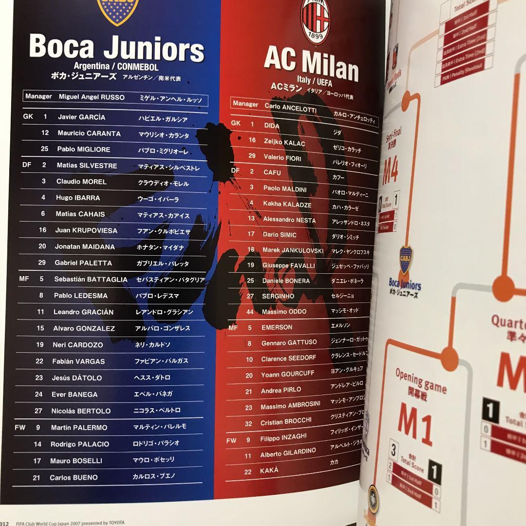 浦和レッズ出場　2007年 クラブワールドカップ公式プログラム