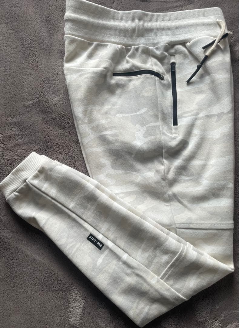 ASRV Jogger ホワイトカモフラージュ スウェットパンツ