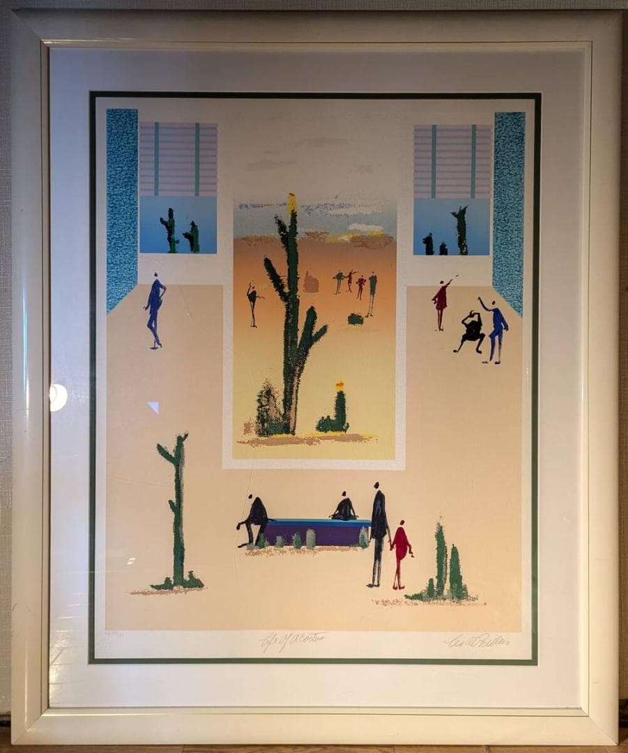 【真作】版画　レオ・パシリコ　シルクスクリーン　モダンアートの巨匠　V88