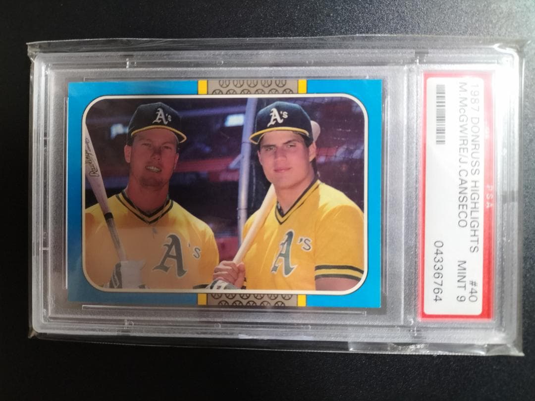 ■MLB Mark McGwire Jose Canseco Athletics