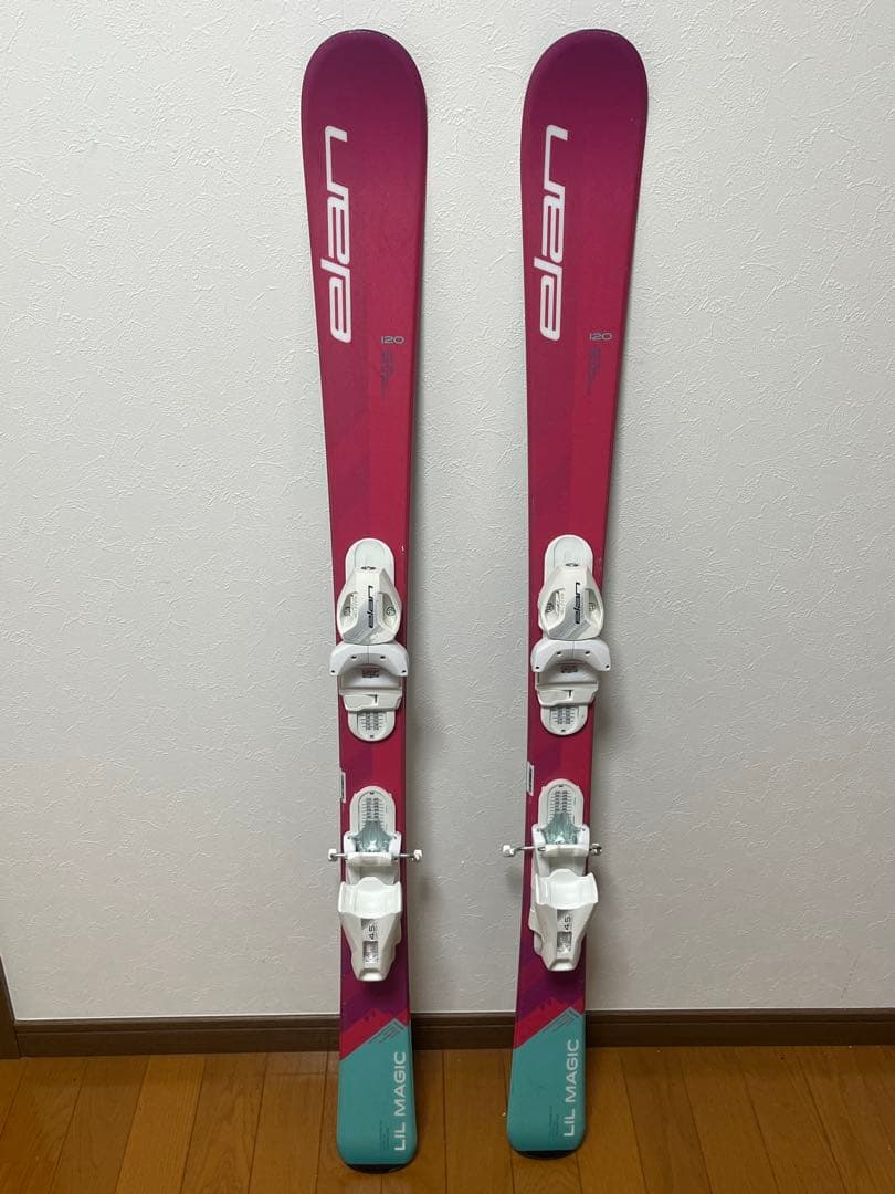 【2025年12月購入】エラン ジュニアスキー板 120cm LIL MAGIC