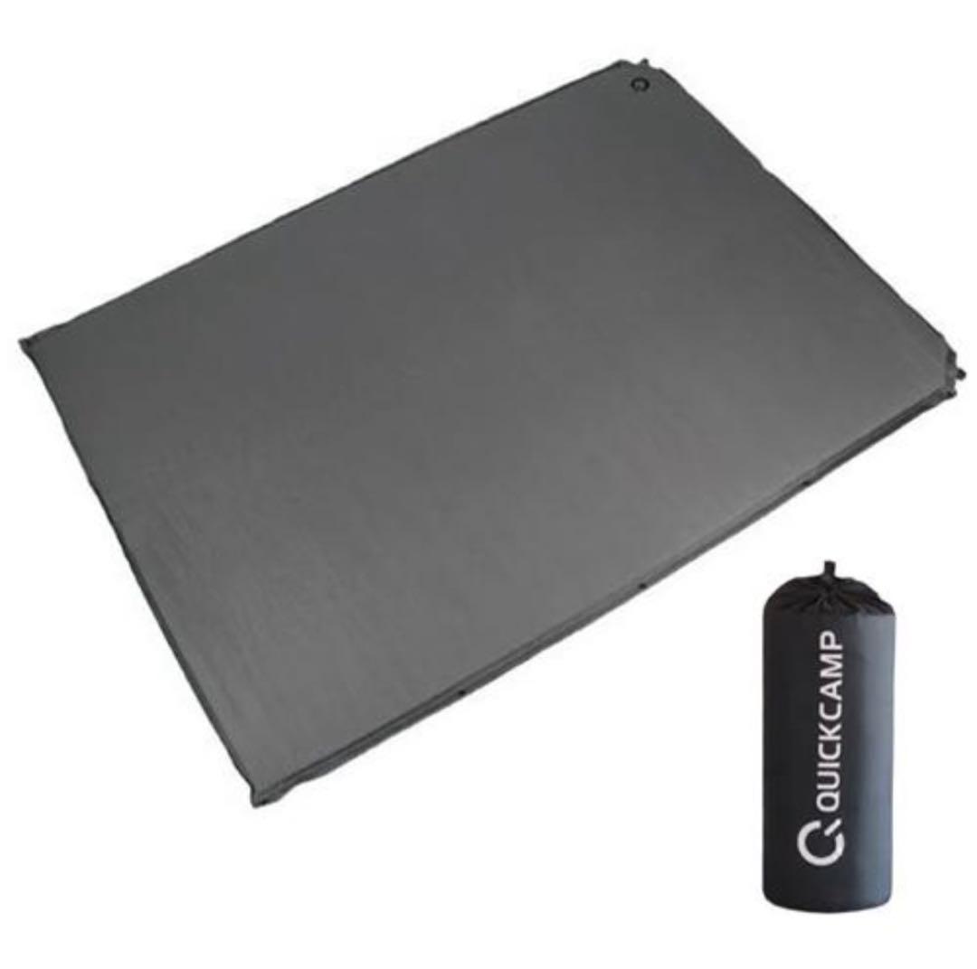 美品 QUICKCAMP エアマットレス5cm厚&マイクロエアポンプ付き