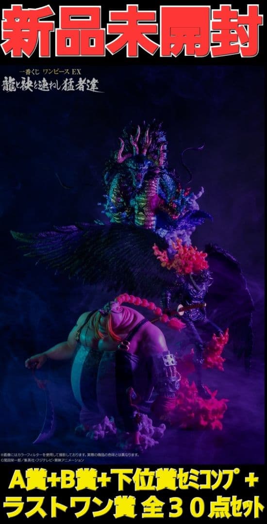 ※早い物勝ち　ワンピース 一番くじ EX 龍と袂を連ねし猛者達　全30点セット