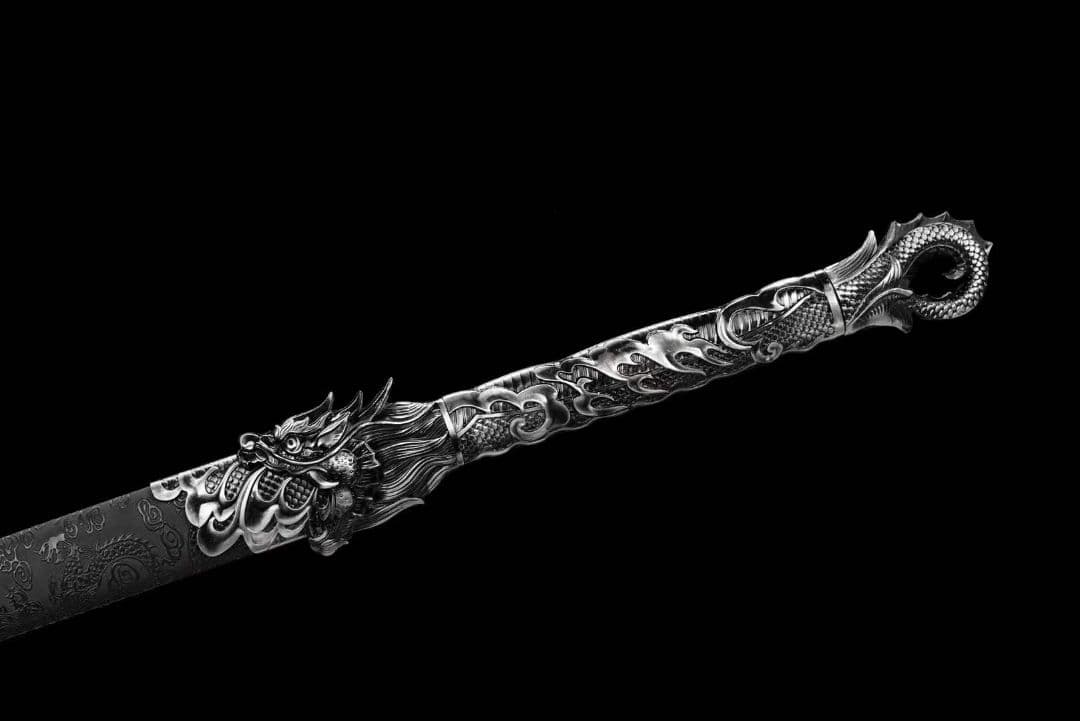古兵器   武具　刀装具　日本刀　模造刀 『龍炎唐横刀』横刀  直刀