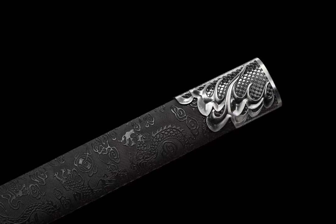 古兵器   武具　刀装具　日本刀　模造刀 『龍炎唐横刀』横刀  直刀