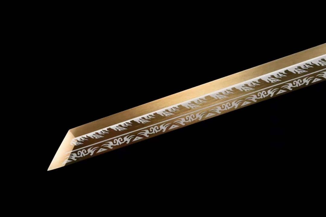 古兵器   武具　刀装具　日本刀　模造刀 『龍炎唐横刀』横刀  直刀