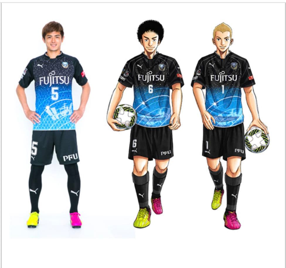 【美品】川崎フロンターレ 2016 宇宙服ユニ XL No.11 小林悠