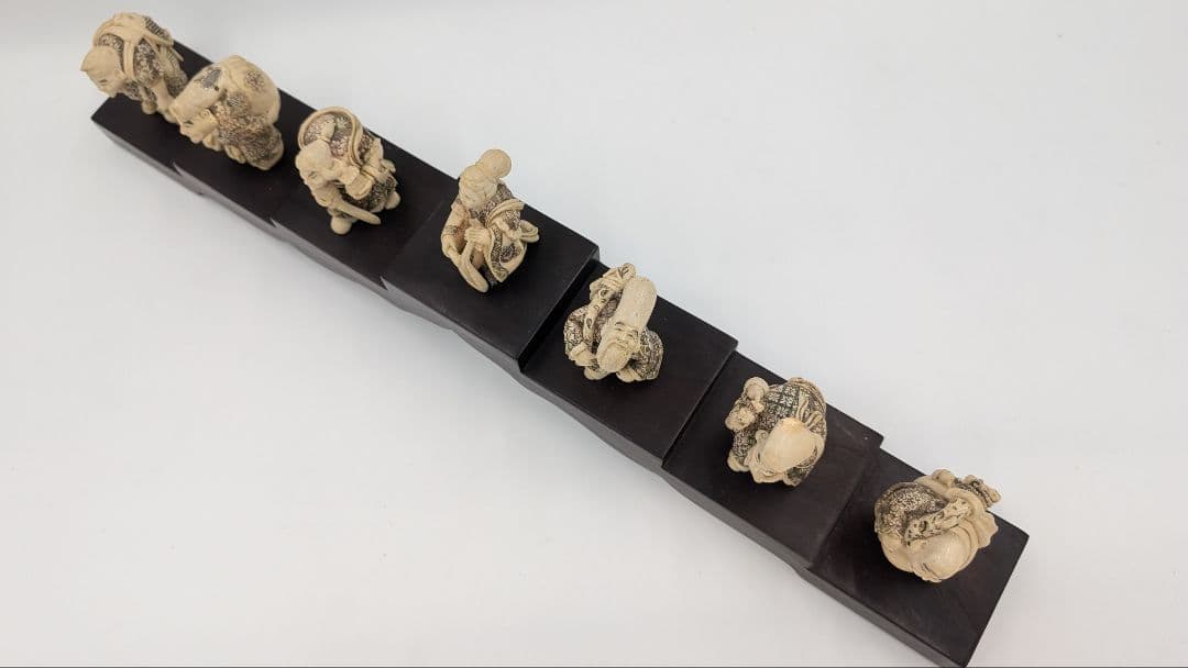 七福神 彫刻セット 8体