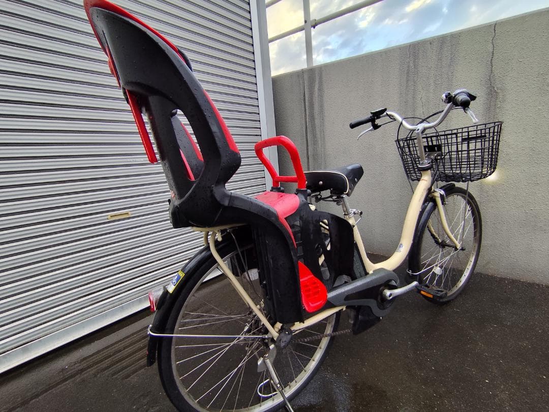 ヤマハ　パス　ナチュラ　26インチ　アシスト自転車 チャイルドシート付